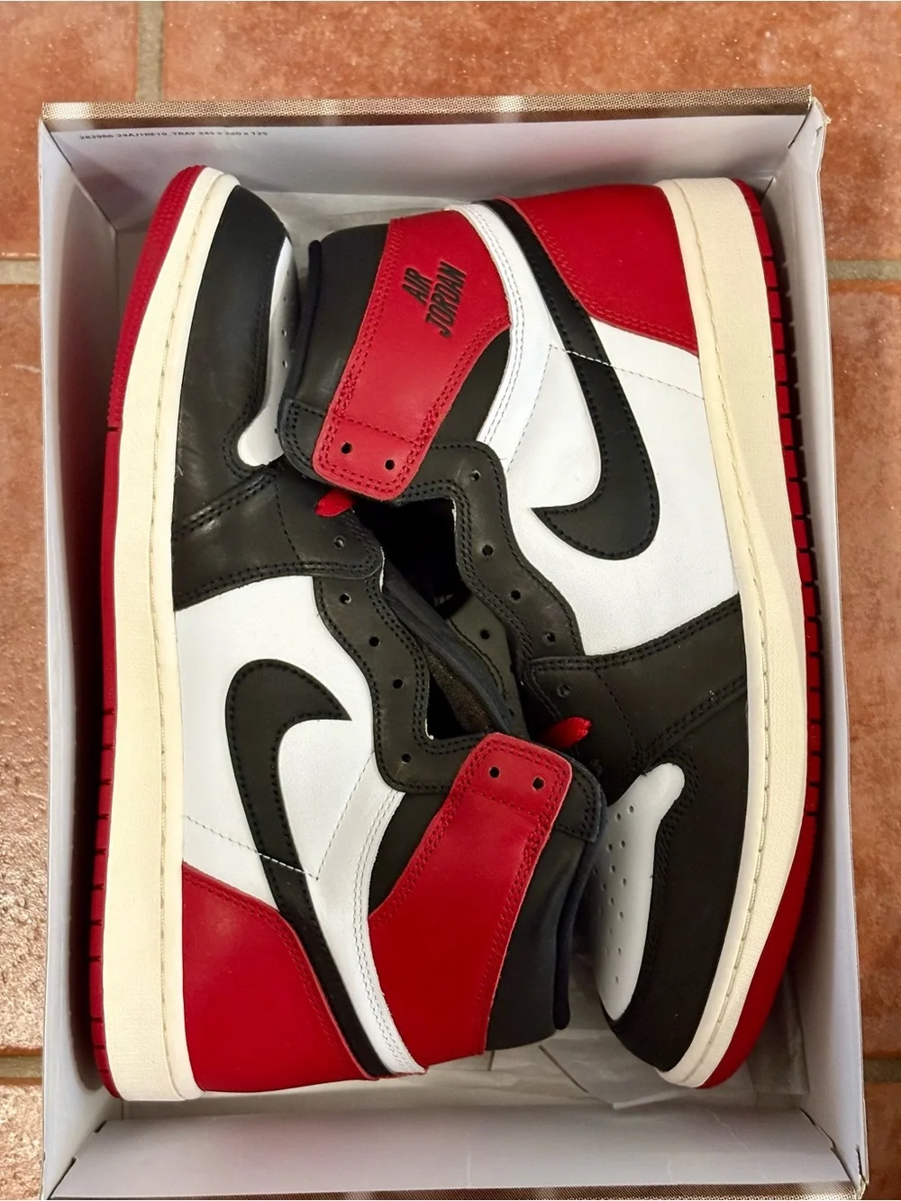 Nike Air Jordan 1 High OG Black Toe Reimagined DZ5485-106 Men’s Size 13